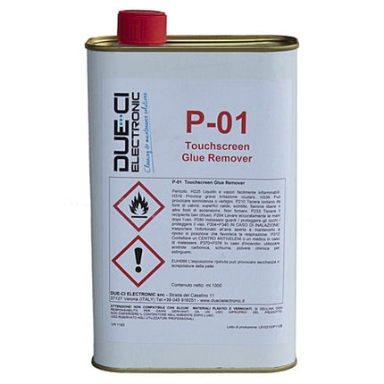 Liquído p/ Remoção Ecrãs Tácteis P01 - 1 Litro-Apoio tacnicobricol-Due Ci-Music Stage