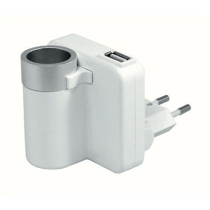 Transformador AC230V/DC5V + DC12V (USB + Isqueiro)-Alimentadores-Nimo-Music Stage