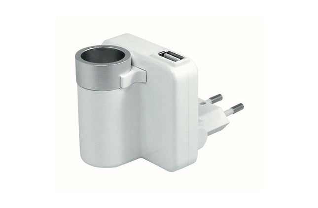 Transformador AC230V/DC5V + DC12V (USB + Isqueiro)-Alimentadores-Nimo-Music Stage