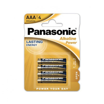 Pilha 1,5V LR03 Alcalina AlkalinePower (Blister 4)-Energia-Panasonic-Music Stage
