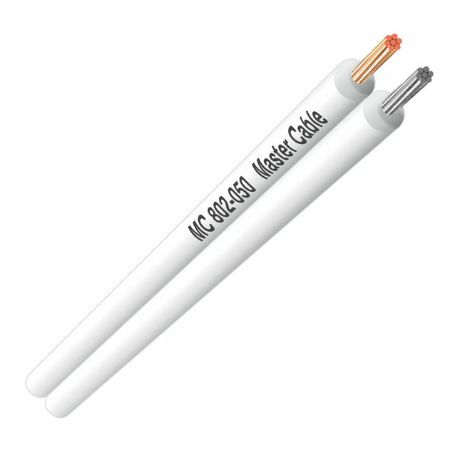 Cabo Coluna 2x1,5mm² Branco 100mt-Fichas e cabos-MasterCable-Music Stage