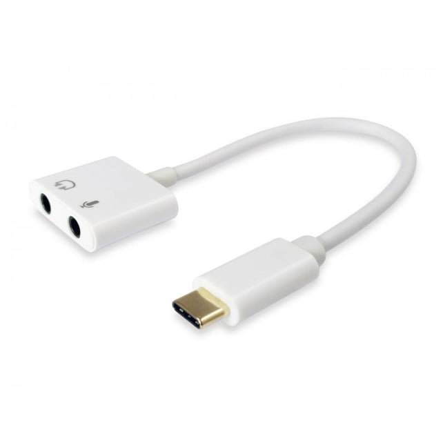 Adaptador USB-C Macho / 2×3,5 Fêmea ST-Fichas e cabos-SMI-Music Stage