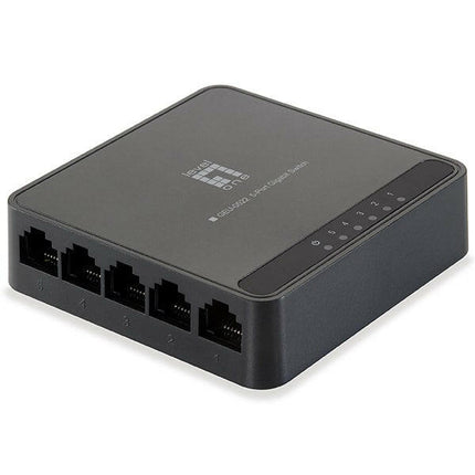 Switch Fast Ethernet 5 Portas Gigabit-Informatica e Multimedia-Levelone-Music Stage