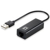 Adaptador Rede USB 2.0 Macho > RJ45 Fêmea 10/100Mbps