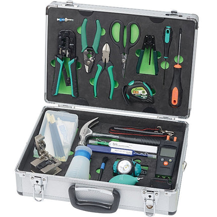 Mala Ferramentas Instalação Fibra Óptica-Apoio tacnicobricol-ProsKit-Music Stage