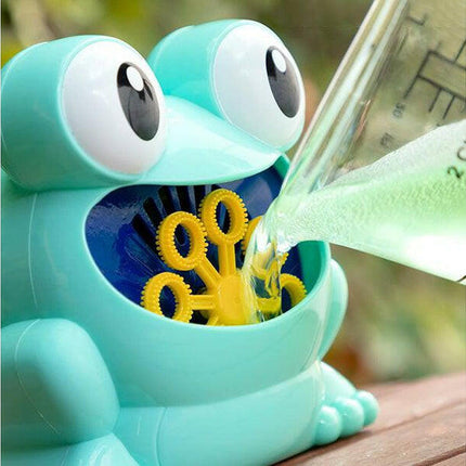 Máquina de Fazer Bolhas de Sabão Froggy-Maquina de Bolhas Portátil-Innovagoods-Music Stage