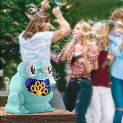 Máquina de Fazer Bolhas de Sabão Froggy-Maquina de Bolhas Portátil-Innovagoods-Music Stage