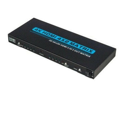 Matrix HDMI 4x2 (4 Entradas x 2 Saídas) c/ Comando-Reparidores HDMI-Smi-Music Stage