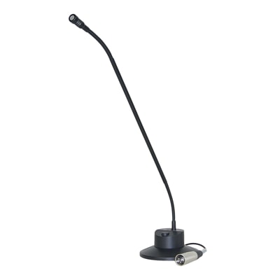 Microfone Gooseneck 46cm c/ Base - Preto-Som e luz-UDE-Music Stage