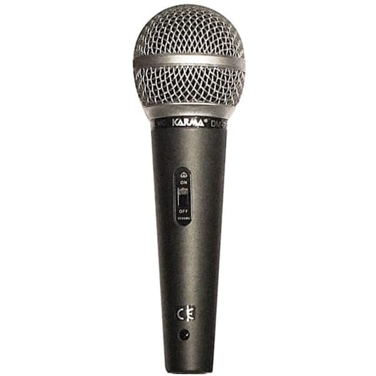 Microfone Mão Dinâmico 500ohm - Profissional-Som e luz-Karma-Music Stage