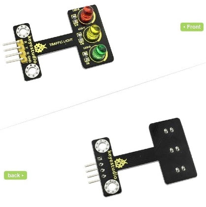 Módulo Semáforo p/ Funduino-Robotica e prototipagem-Funduino-Music Stage