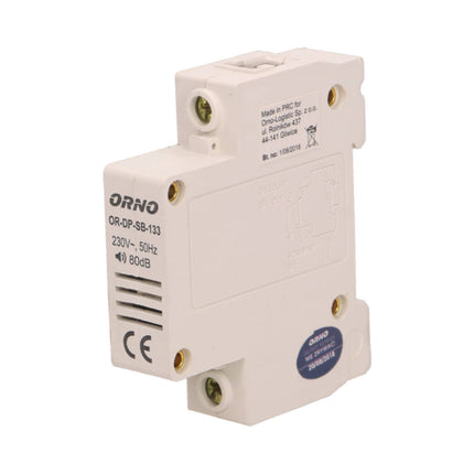 Campainha Electromecanica p/ Calha DIN AC230V-Electricidade-Orno-Music Stage