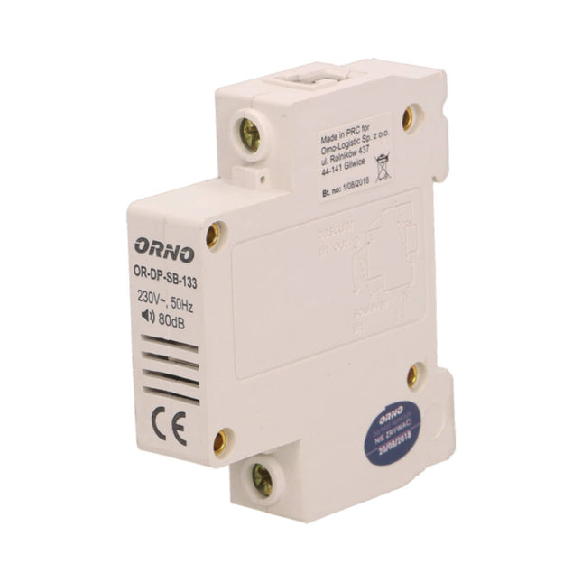 Campainha Electromecanica p/ Calha DIN AC230V-Electricidade-Orno-Music Stage