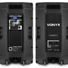 Pack 2x Colunas Amplificada + Passiva 15" BLUETOOTH/USB 1000W (VSS150S) - VONYX