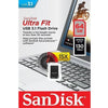 Pen Drive USB Ultra Fit 64GB 3.1 (Preto)