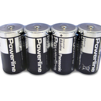 Pilha 1,5V LR20 Alcalina Powerline (Pack 4)-Energia-Panasonic-Music Stage