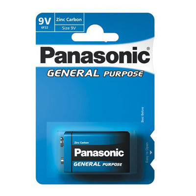 Pilha 9V 6F22 Special (Blister 1)-Energia-Panasonic-Music Stage