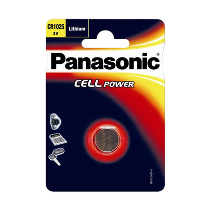 Pilha Lítio 3V CR1025 (Blister 1)-Energia-Panasonic-Music Stage