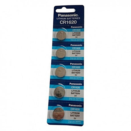 Pilha Lítio 3V CR1620 (Blister 5)-Energia-Panasonic-Music Stage