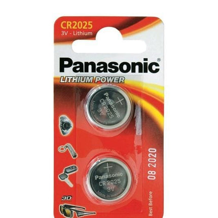 Pilha Lítio 3V CR2025 (Blister 2)-Energia-Panasonic-Music Stage
