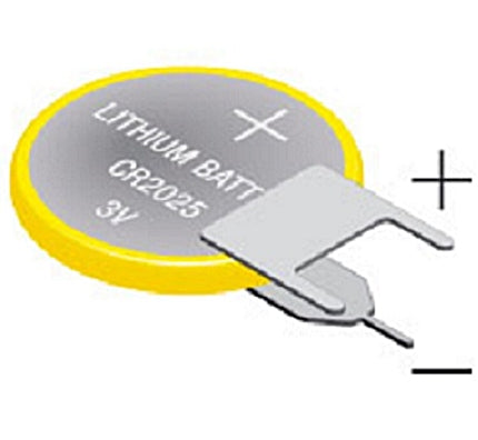 Pilha Lítio 3V CR2025 c/ Patilhas - Vertical-Energia-Nimo-Music Stage
