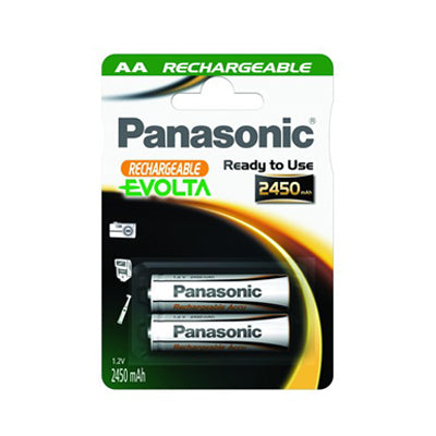Pilha Recarregável R6 2450mAh (Blister 2)-Energia-Panasonic-Music Stage