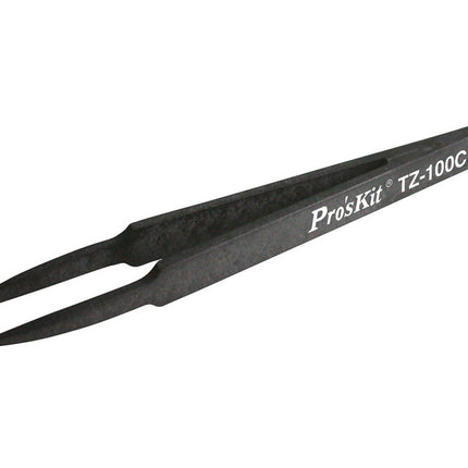 Pinça Conductiva ESD Pontas Largas - 115mm-Apoio tacnicobricol-ProsKit-Music Stage