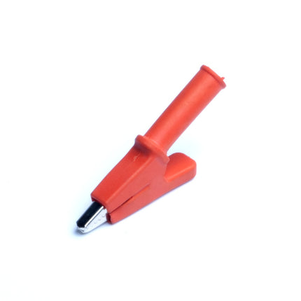 Pinça p/ Bateria - Ligação p/ Banana - 50A Vermelha - 63mm-Fichas e cabos-SMI-Music Stage