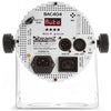 Projector LED PAR Aluminio 4x 18W (6 EM 1) RGBAW-UV DMX c/ Comando (BAC404W) Branco
