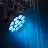 Projector LED Pro PAR Aluminio PAR 12x 14W (7 EM 1) RGBA-UV-CW/WW DMX (BAC508) - beamZ
