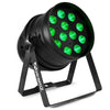 Projector LED Profissional PAR64 12x 3W RGBW "3-EM-1" DMX (BPP120)