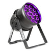 Projector LED Profissional PAR64 14x 15W Luz Negra UV DMX c/ Comando (BPP230)