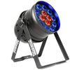Projector LED Profissional PAR64 14x 18W RGBAW-UV "6-EM-1" DMX c/ Comando (BPP225)