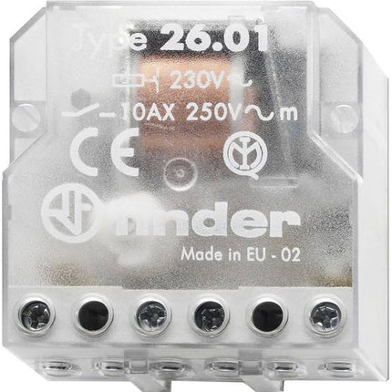 Relé AC12V Impulsos 1NA/10A-Componentes eletronicos-Finder-Music Stage