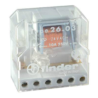 Relé AC12V Impulsos 1NA+1NF/10A Inversor-Componentes eletronicos-Finder-Music Stage