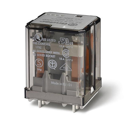 Relé AC230V/2C/16A - Relé de Potência p/ Circuito Impresso-Componentes eletronicos-Finder-Music Stage