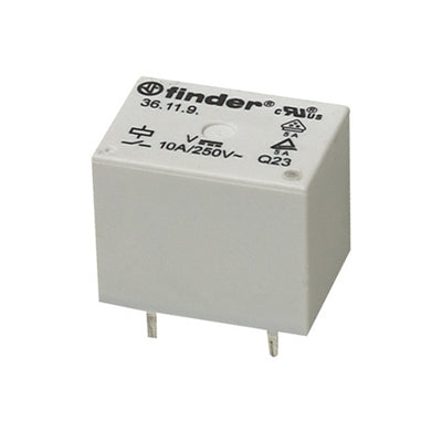 Relé DC Mini 9V/1C/10A - R:12mm Circuito Impresso-Componentes eletronicos-Finder-Music Stage