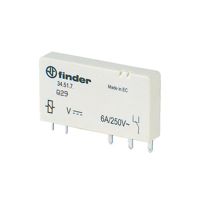 Relé DC Mini Sensível 12V/1C/6A - R:5mm Circuito Impresso-Componentes eletronicos-Finder-Music Stage