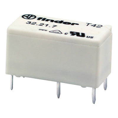 Relé DC Mini Sensível 48V/1C/6A - R:7,62mm Circuito Impresso-Componentes eletronicos-Finder-Music Stage