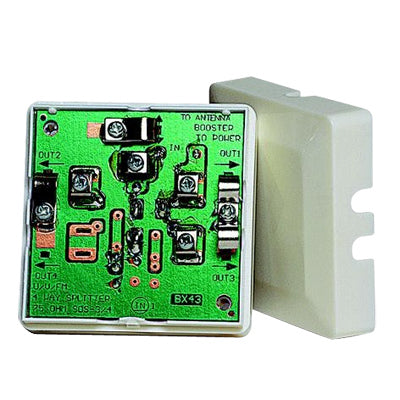 Repartidor TV 3 Saídas 5-950MHz - Quadrado-Tv audio e video-EDC-Music Stage