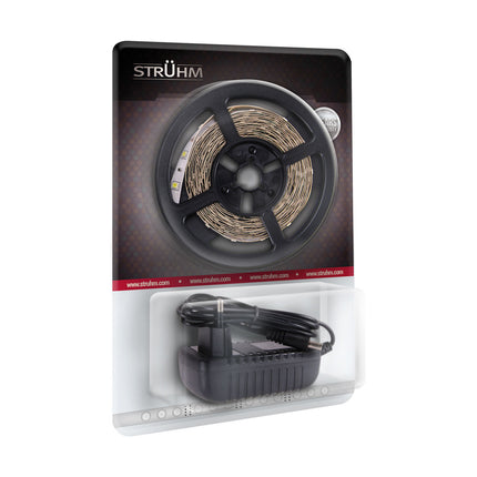 Fita LED12V 5mt/300 4000K c/ Transformador-Iluminacao e led-Struhm-Music Stage