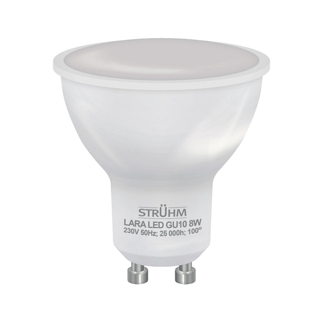 Lâmpada LED Dicroica GU10 8W 640lm 4500K - Branco Neutro-Iluminacao e led-Struhm-Music Stage