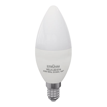 Lâmpada LED Tipo Vela E14 8W 4500K 720lm-Iluminacao e led-Struhm-Music Stage