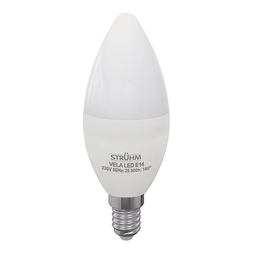 Lâmpada LED Tipo Vela E14 8W 4500K 720lm-Iluminacao e led-Struhm-Music Stage
