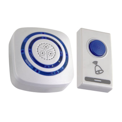 Campainha Portátil s/ Fios 2xAA - Azul/Branco-Casa e pessoal-Struhm-Music Stage