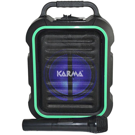 Sistema Som Portátil 50W USB/MP3/FM/VHF-Som e luz-Karma-Music Stage