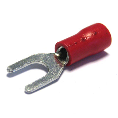 Terminal Forquilha Isolado Vermelho - Ø4,0mm - 1,5mm²-Electricidade-SMI-Music Stage
