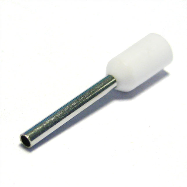 Terminal Ponteira Oca Branco - 0,5mm²-Electricidade-SMI-Music Stage