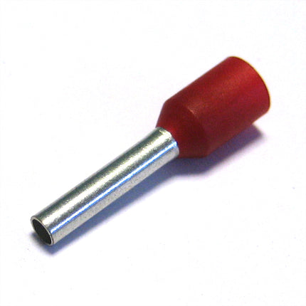 Terminal Ponteira Oca Vermelho - 1,0mm²-Electricidade-SMI-Music Stage