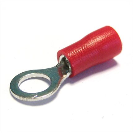 Terminal Redondo Isolado Vermelho - Ø5,3mm - 1,5mm²-Electricidade-SMI-Music Stage